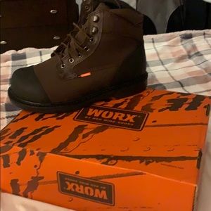 COPY - NWB  Red wing Men’s steel toe Worx boots